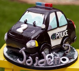 Gladstone Police Department police car, for a special 2 year old