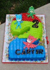 PJ Masks birthday cake